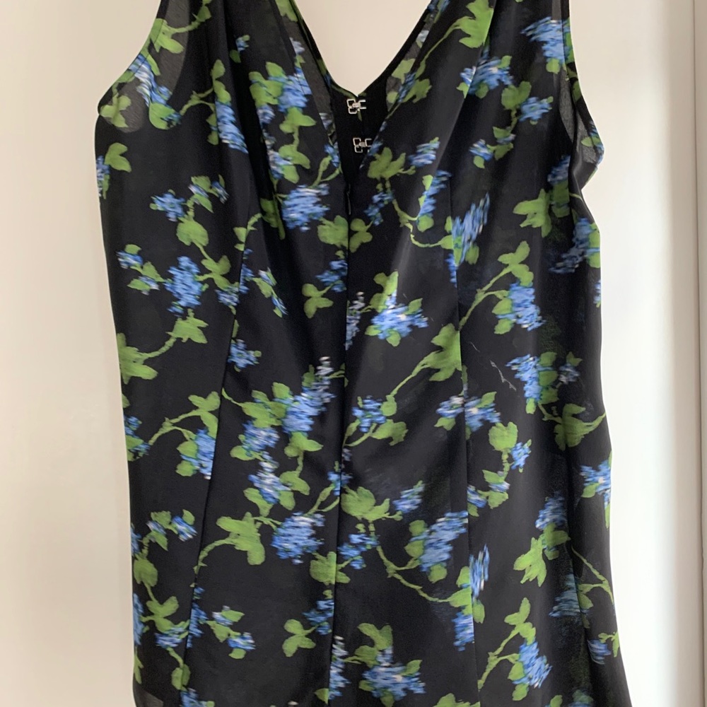 Designer Altuzarra Silk V-neck Top Size L
